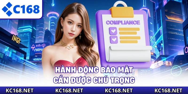 Hành động bảo mật cần được chú trọng